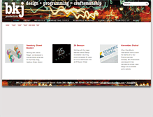 Tablet Screenshot of bkjproductions.com